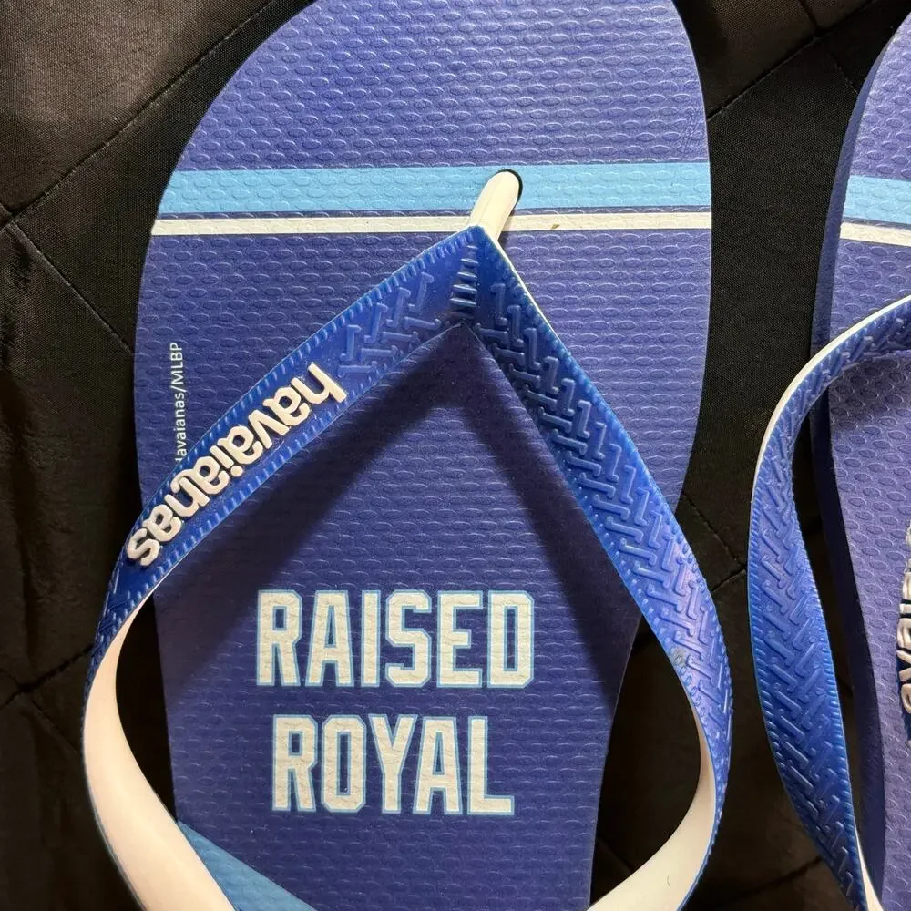 Men's Kansas City Royals Havaianas Top Sandals Size 11/12